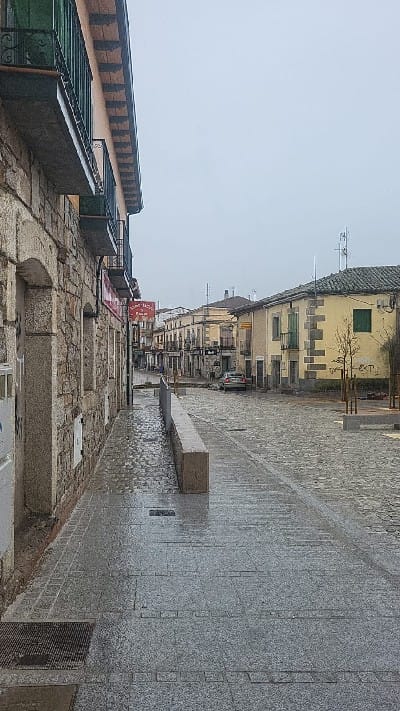 obras avenida comercio peatón peligrosidad